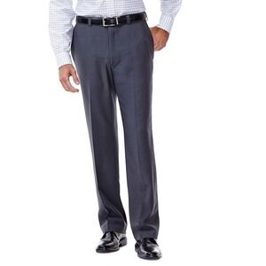 Haggar Mens Classic fit Dress Pants E-CLO™ Stria Dress‎ Pant 36Wx34L E071058